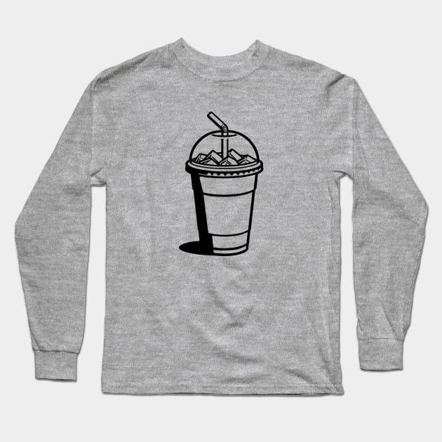 Iced Coffee Long Sleeve T-Shirt by KayBee Gift Shop